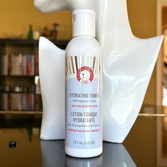 SEALED First Aid Beauty FAB Hydrating Toner Soothing Squalane + Oats Milky Toner - Picture 2 of 9